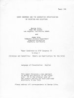SHAPE GRAMMARS AND THE GENERATIVE SPECIFICATION ''''OF PAINTING AND SCULPTURE pot