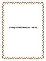 Hướng dẫn cài Windows từ USB docx
