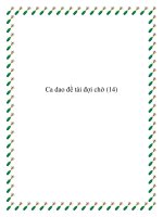 Những bài ca dao truyền miệng đề tài đợi chờ pot