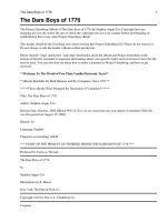 The Dare Boys of 1776 ppt