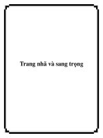 Trang nhã và sang trọng doc