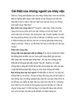 Cái thiệt của những người ưa nhảy việc potx