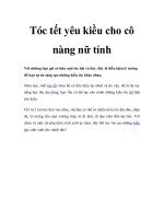 Tóc tết yêu kiều cho cô nàng nữ tính pdf