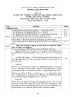 đáp án đề thi lí thuyết tốt nghiệp khóa 2 - điện công nghiệp - mã đề thi mã đề thi dcn - lt (28)