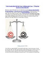 Cách Google phân biệt bài Copy và không phải Copy pptx