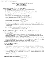ĐỀ KHẢO SÁT CHẤT LƯỢNG LẦN 1 NĂM HỌC 2011- ­2012 Môn Toán - THPT Tuy Phong doc