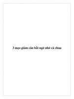 3 mẹo giảm cân bất ngờ nhờ cà chua doc