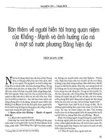 Báo cáo khoa học:Bàn thêm về người hiền tài trong quan niệm Khổng -Mạnh và ảnh hưởng của nó pot