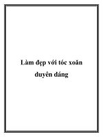 Làm đẹp với tóc xoăn duyên dáng potx