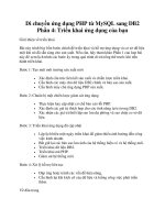 Di chuyển ứng dụng PHP từ MySQL sang DB2 Phần 4: Triển khai ứng dụng của bạn pdf
