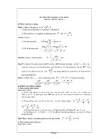 Đề Thi Thử Đại Học Khối A, A1, B,D Toán Học 2013 - Phần 29 - Đề 12 docx