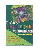 tự thiết kế mạch điện tử với workbench for dos và window