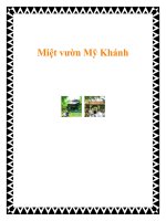 Miệt vườn Mỹ Khánh pptx
