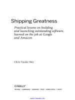 Shipping Greatness pdf