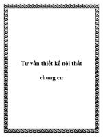 Tư vấn thiết kế nội thất chung cư docx