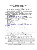 mau van ban chuyen nhuong hop dong mua ban nha o
