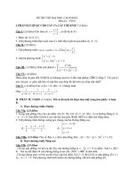 Đề Thi Thử Đại Học Khối A, A1, B, D Toán 2013 - Phần 26 - Đề 9 potx
