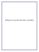 10 bài ca dao mô tả cuộc sống gia đình cổ xưa potx