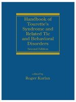 Handbook of Tourette''''s Syndrome and Related Tic and Behavioral Disorders, Second Edition doc