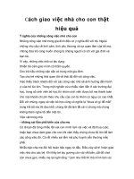 Cách giao việc nhà cho con thật hiệu quả potx