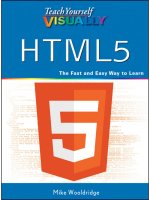 wiley teach yourself visually html5 (2011)