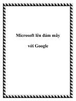 Microsoft lên đám mây với Google ppt
