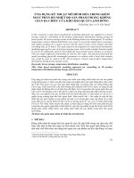 ỨNG DỤNG KỸ THUẬT MÔ HÌNH HÓA TRONG KIỂM SOÁT PHÂN BỐ NHIỆT ĐỘ SẢN PHẨM TRONG KHÔNG GIAN BA CHIỀU CỦA KHO BẢO QUẢN LẠNH ĐÔNG pot