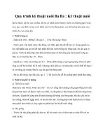 Quy trình kỹ thuật nuôi Ba Ba : Kỹ thuật nuôi docx