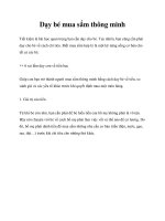 Dạy bé mua sắm thông minh ppt