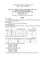 đề thi lí thuyết tốt nghiệp khóa 2 - kế toán doanh nghiệp - mã đề thi ktdn - lt (23)