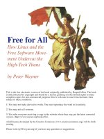 Free for All How Linux and the Free Software Movement Undercut the High-Tech Titans pot