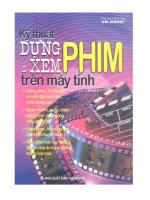 Kỹ thuật dựng và xem phim trên máy tính pdf