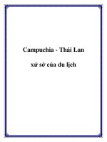 Campuchia - Thái Lan xứ sở của du lịch potx