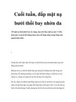 Cuối tuần, đắp mặt nạ bưởi thổi bay nhờn da docx