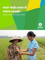 PHÁT TRIỂN KINH TẾ NÔNG NGHIỆP 2012 pot