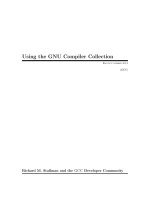 Richard m  stallman  -  using the GNU compiler collection GCC 4 8 1