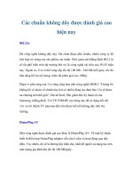 Các chuẩn không dây được đánh giá cao hiện nay potx