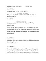 Đề Thi Thử Tuyển Sinh Lớp 10 Toán 2013 - Đề 38 ppt