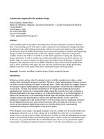 An innovative approach to the aesthetic design pdf