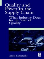 Quality and Power in the Supply Chain: What Industry Does for the Sake of Quality pdf
