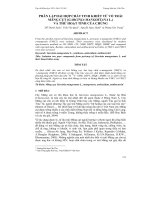 PHÂN LẬP HAI HỢP CHẤT TINH KHIẾT TỪ VỎ TRÁI MĂNG CỤT (GARCINIA MANGOSTANA L.) VÀ THỬ HOẠT TÍNH CỦA CHÚNG pot