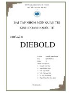CHỦ ĐỀ 5: DIEBOLD
