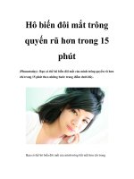 Hô biến đôi mắt trông quyến rũ hơn trong 15 phút pptx