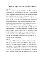 Thức ăn dặm cho bé có nên tự nấu pdf