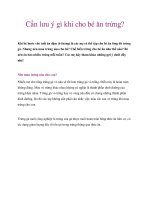 Cần lưu ý gì khi cho bé ăn trứng? ppt