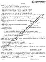 ĐỀ HÓA HỌC THAM KHẢO CÓ ĐÁP ÁN - SỐ 05