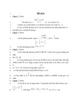 Đề thi thử đại học môn toán năm 2013 - THPT Lý Thường Kiệt - Hải Phòng - Đề số 6 potx