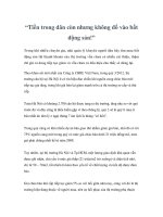 “Tiền trong dân còn nhưng không đổ vào bất động sản!” potx