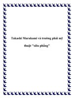 Takashi Murakami và trường phái mỹ thuật potx