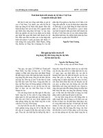 Tình hình bệnh chết nhanh cây hồ tiêu ở Việt Nam và nguyên nhân gây bệnh ppt